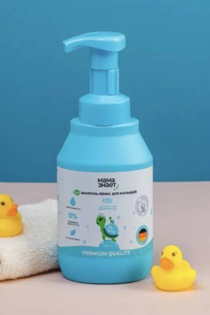 Шампунь-пенка для малышей Мама знает