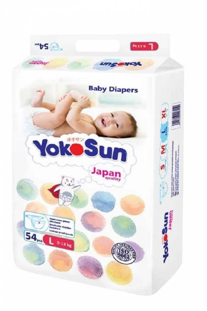 Подгузники Yocosun L-54 шт