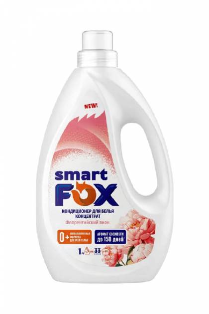 Кондиционер для белья Smart Fox Флорентийский пион 1л