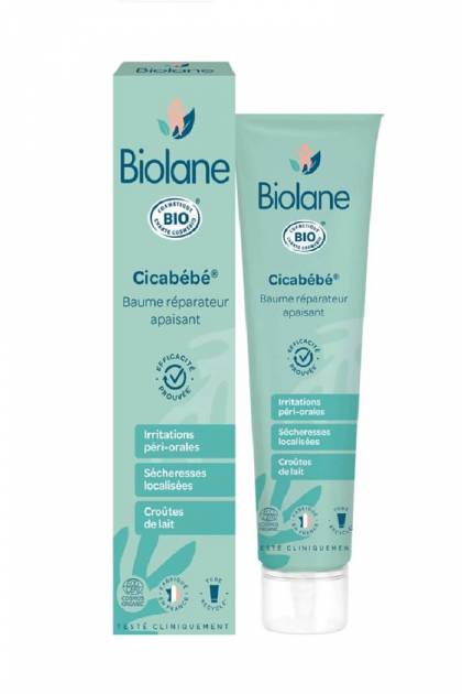 Органический востанавливающий и успокаивающий бальзам Biolane 40мл