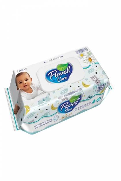 Влажные салфетки Flovell care 100шт