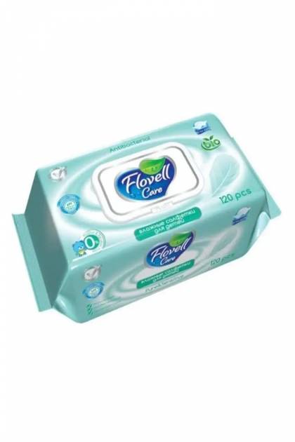 Влажные салфетки Flovell care 120шт