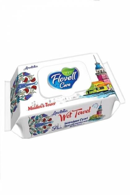 Влажные салфетки Flovell care 54шт