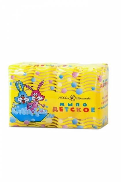 Мыло детское твердое Невская косметика 4*100гр