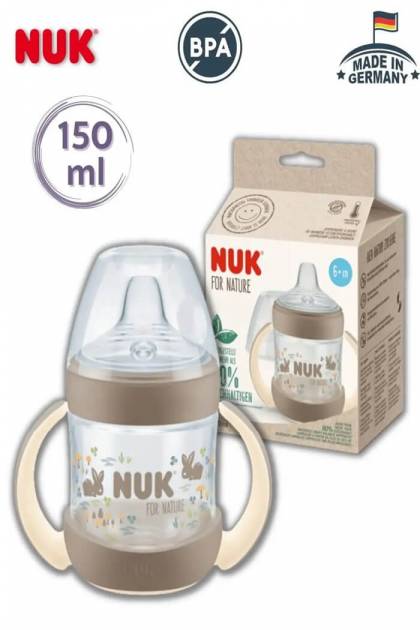 Бутылочка поильник силикон NUK For Nature 6+мес 150мл