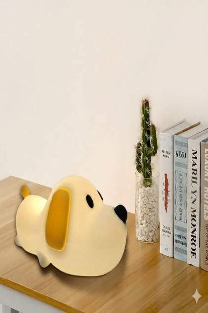 Светильник Силикон Собачка (Меняет цвета)