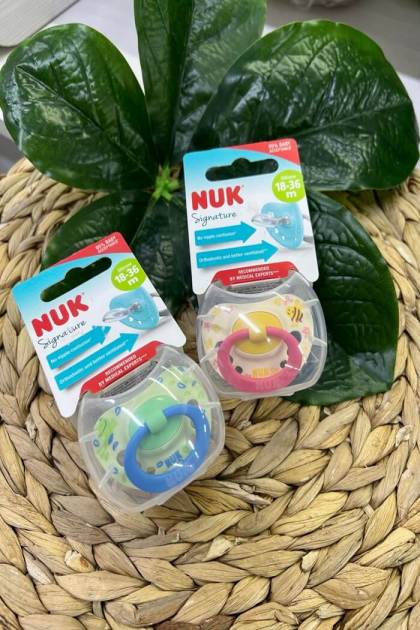 Соска Силикон NUK 18-36мес  (Цвет: Розовый)