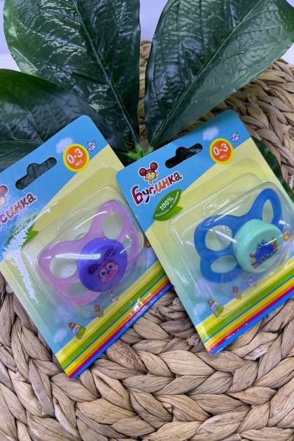 Соска силикон Бусинка 0-3мес (Цвет: Сиреневый)