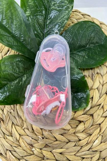 Соска силикон в наборе 0+мес (Цвет: Розовый)