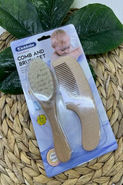 Расческа набор дерево 2шт