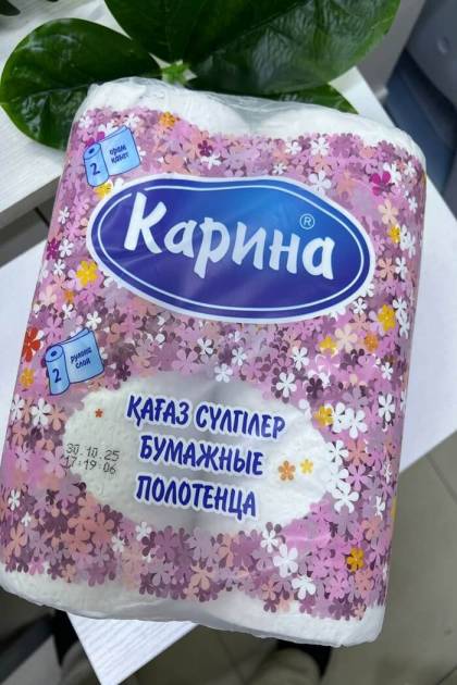 Бумажные полотенца Карина 2 шт